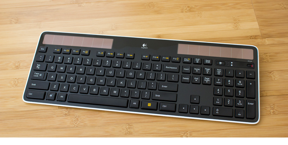 logitech  wireless solar keyboard k750