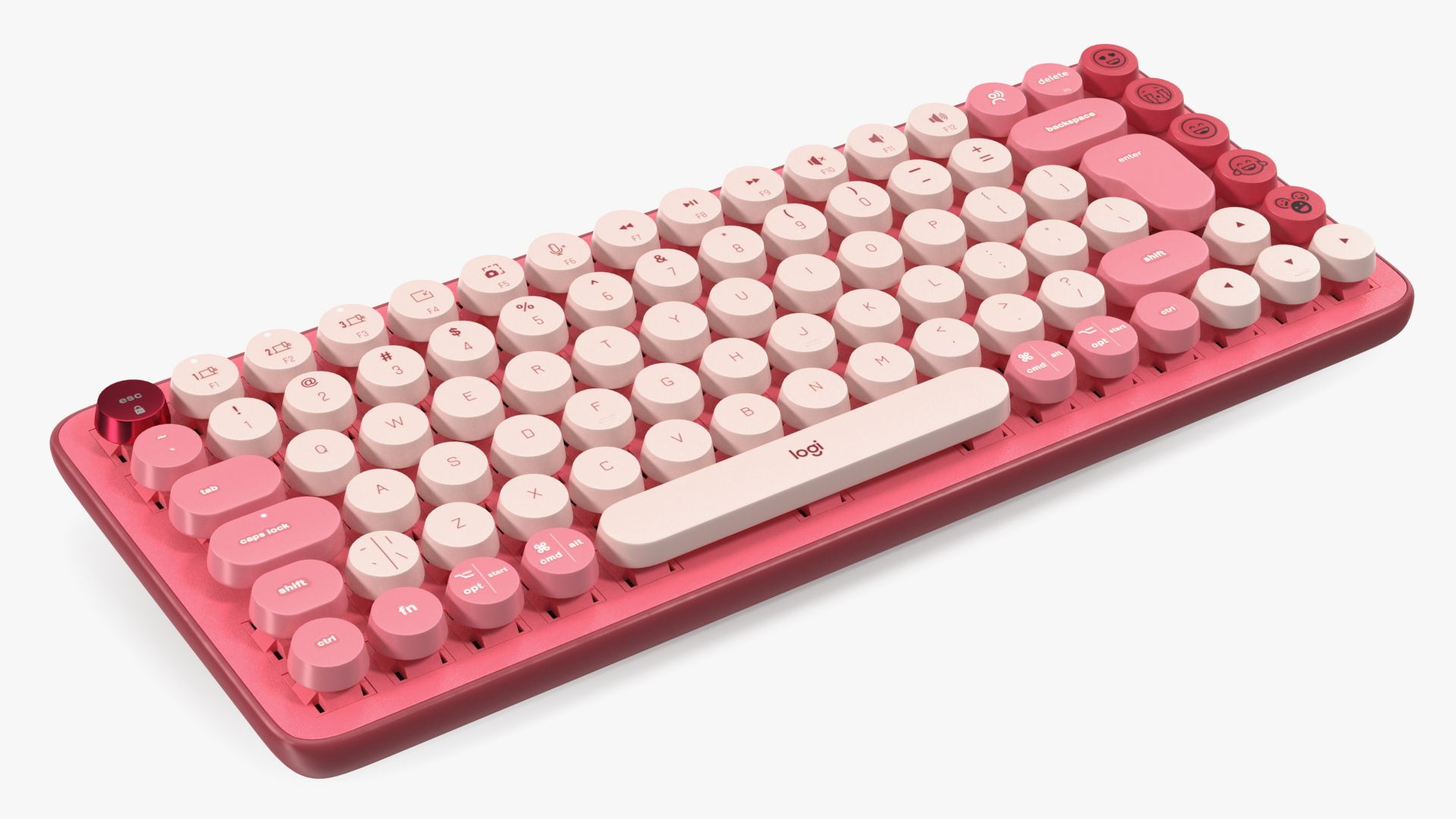 pink logitech keyboard