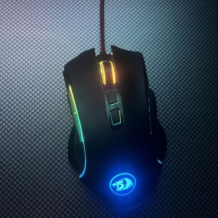 Colorful gaming mouse