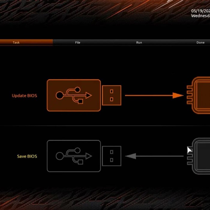 how to update motherboard bios