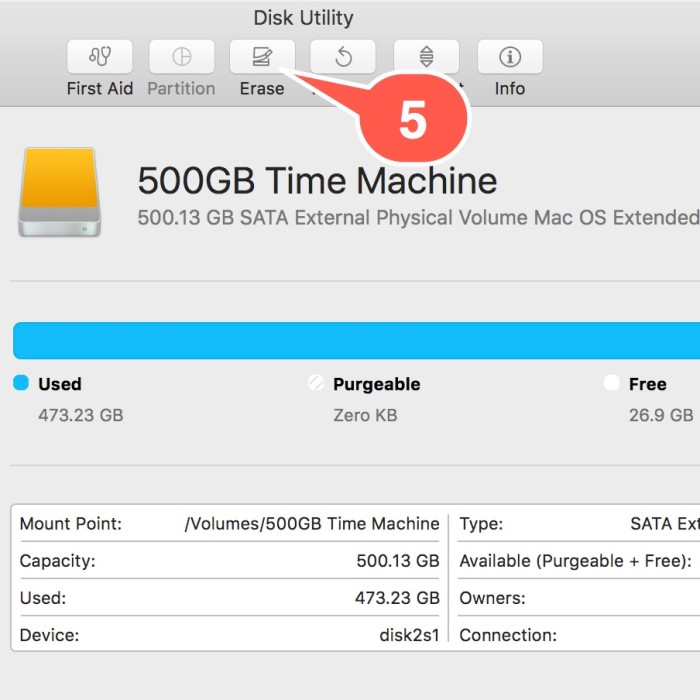 how to find external hard drive on mac