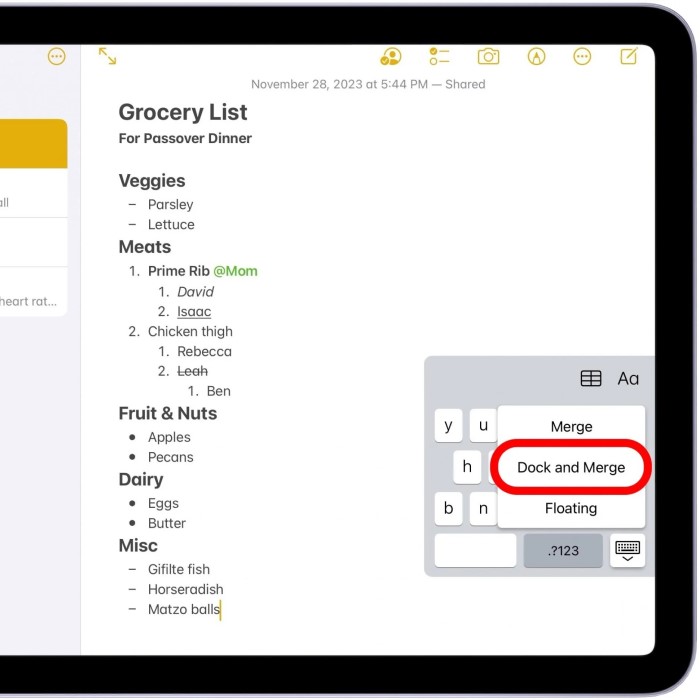 how to fix keyboard on ipad