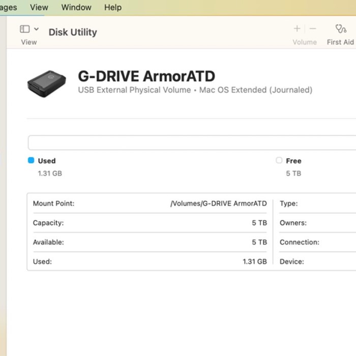 how to find external hard drive on mac