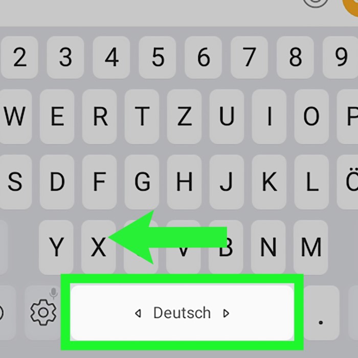 how to change keyboard language