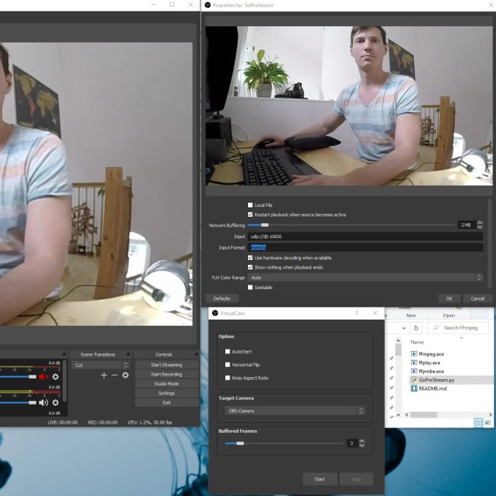 how to use gopro as webcam