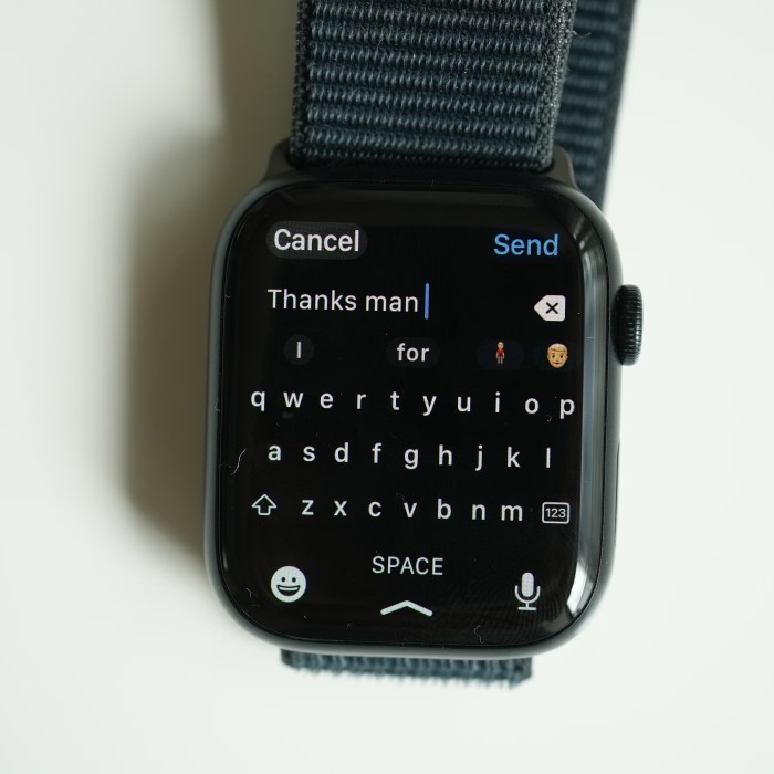 how to get keyboard on apple watch
