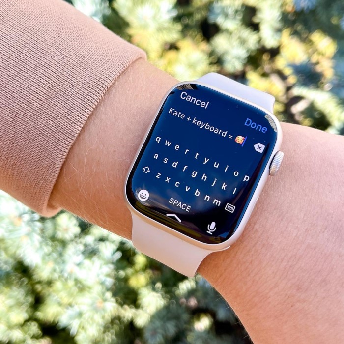 how to get keyboard on apple watch