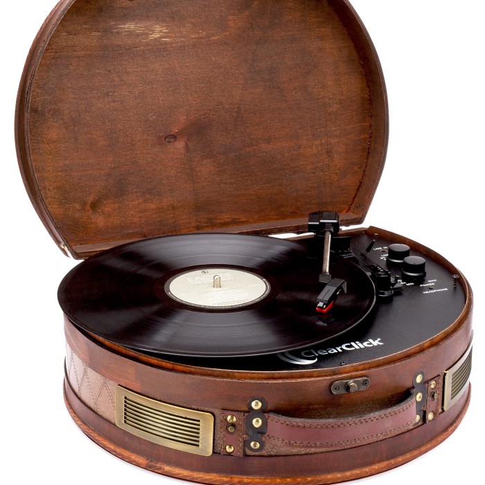 old turntable record player