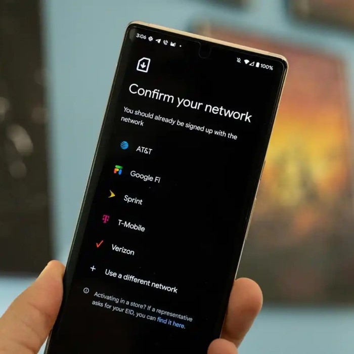 does verizon support esim