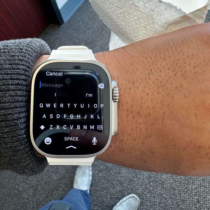 how to get keyboard on apple watch
