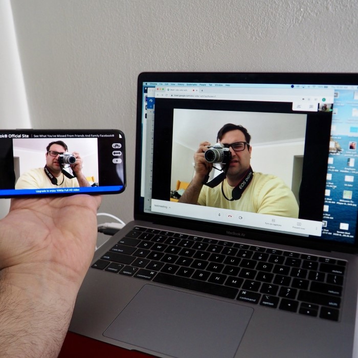 how to use your iphone as a webcam