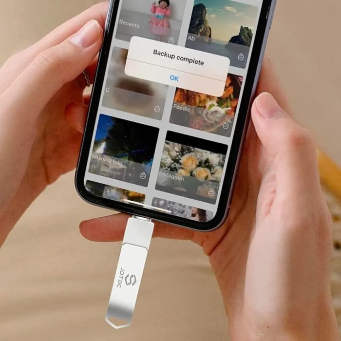 how to backup iphone to external hard drive