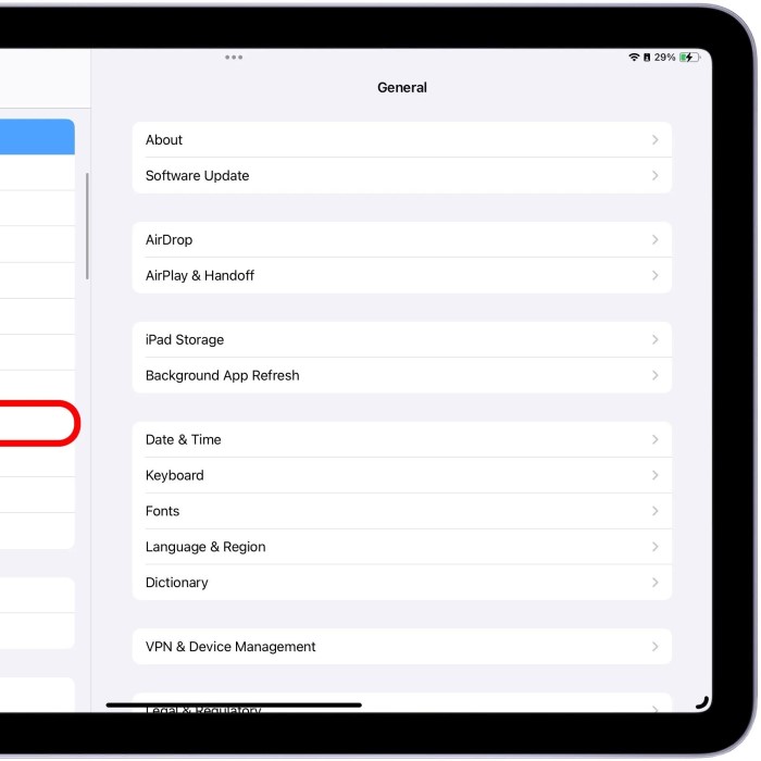 how to fix keyboard on ipad