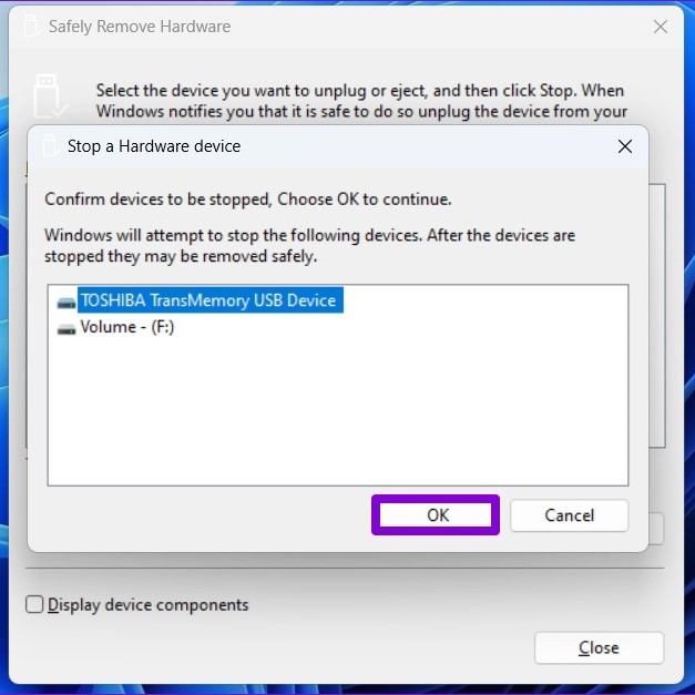 how to eject external hard drive windows 11