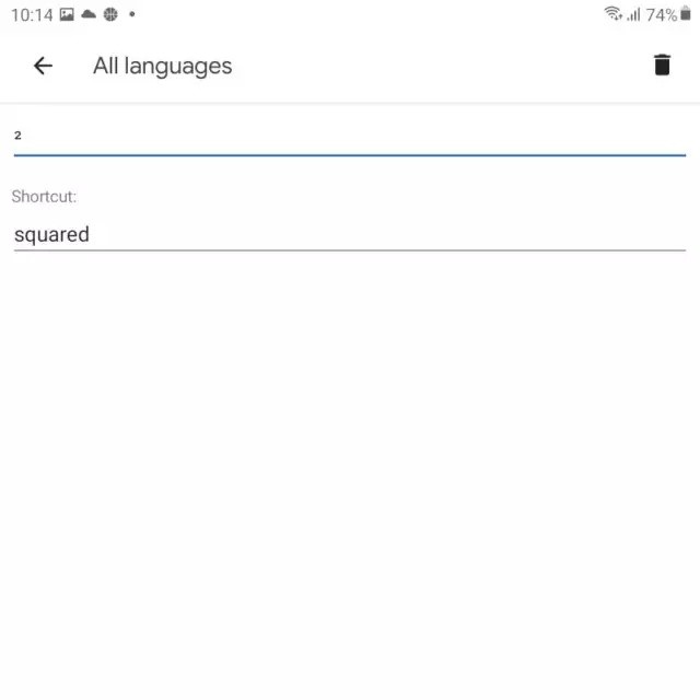 how to do squared on keyboard
