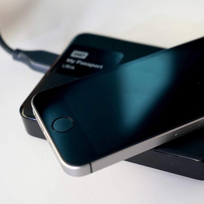 how to backup iphone to external hard drive