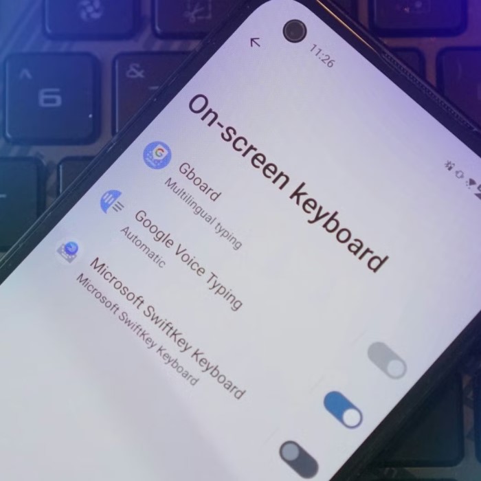 how to change keyboard on android