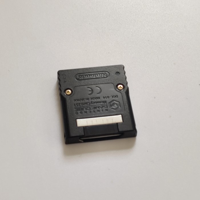 gamecube memory card