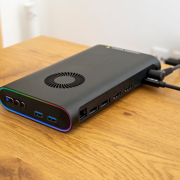 thinkpad docking station orange light