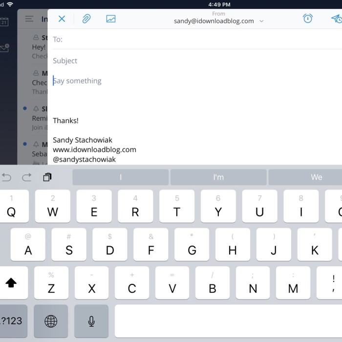 how to fix split keyboard on ipad