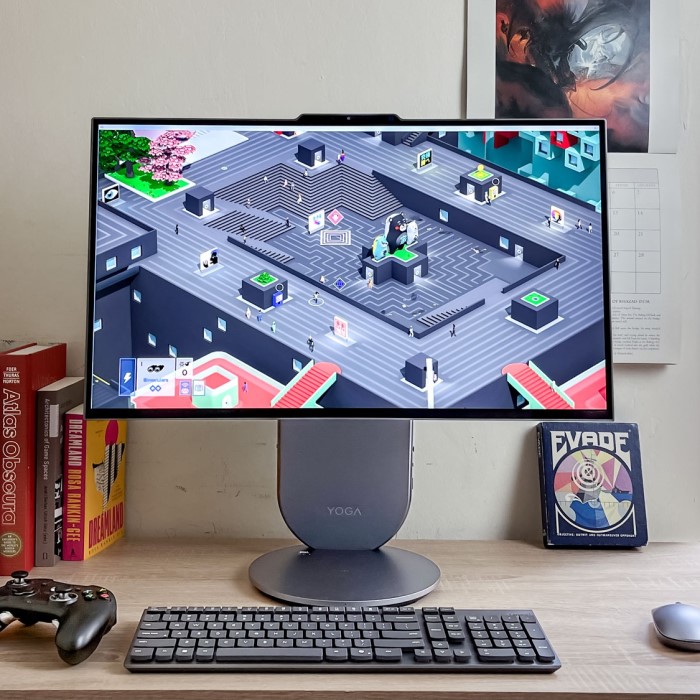 desktop computer with monitor