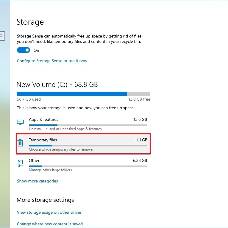 what is taking up space on my hard drive