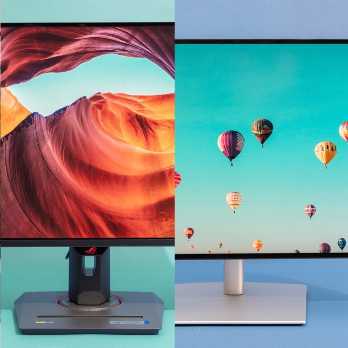 standard computer monitor size