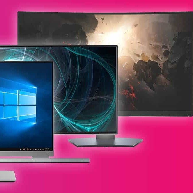 standard computer monitor size