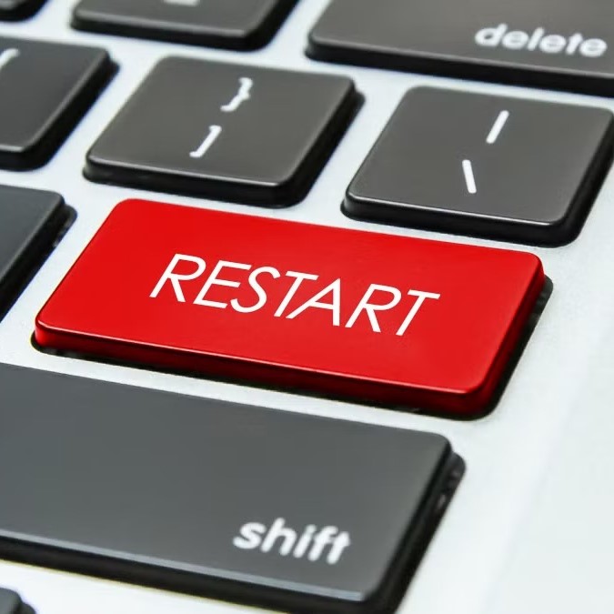 how to restart computer with keyboard
