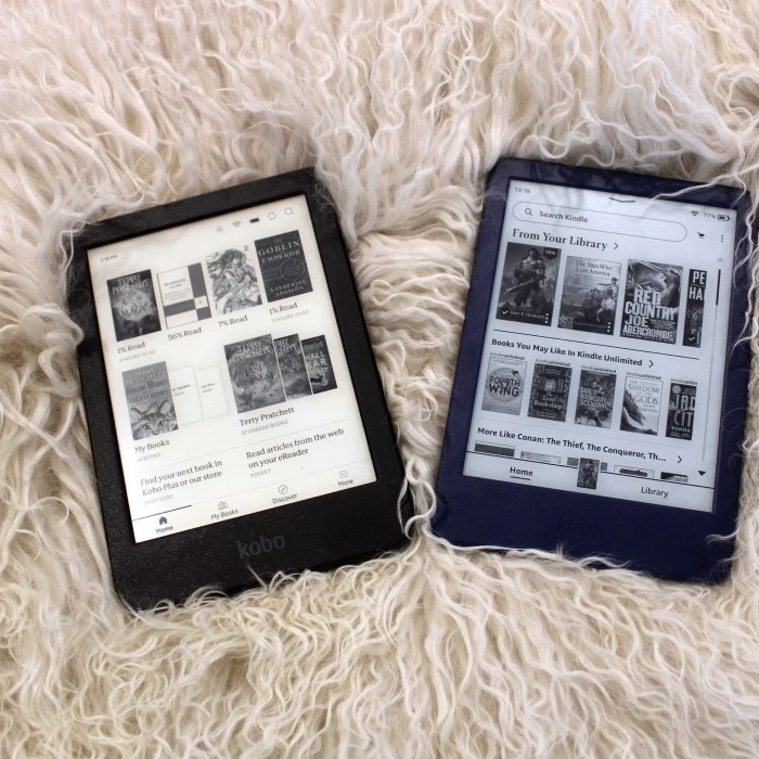 kobo vs kindle