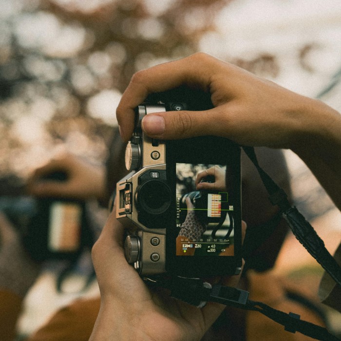 digital camera aesthetic