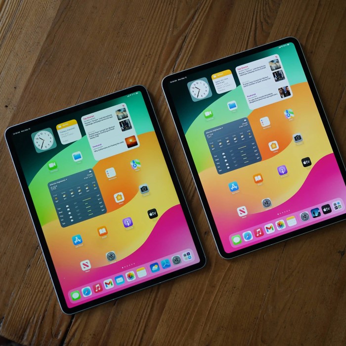 difference between ipad and ipad air