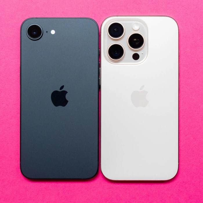 iphone 16e vs iphone 16
