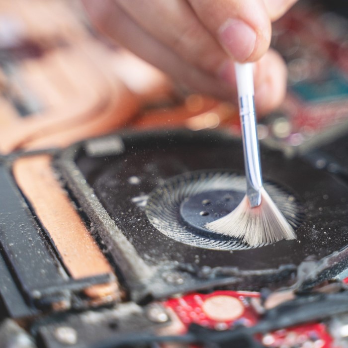 how to stop laptop fan noise