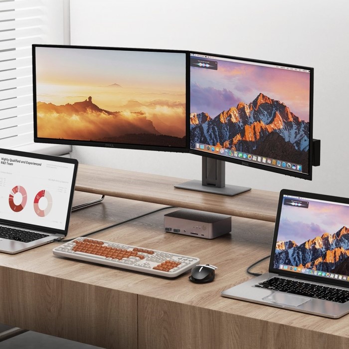 how to connect two monitors